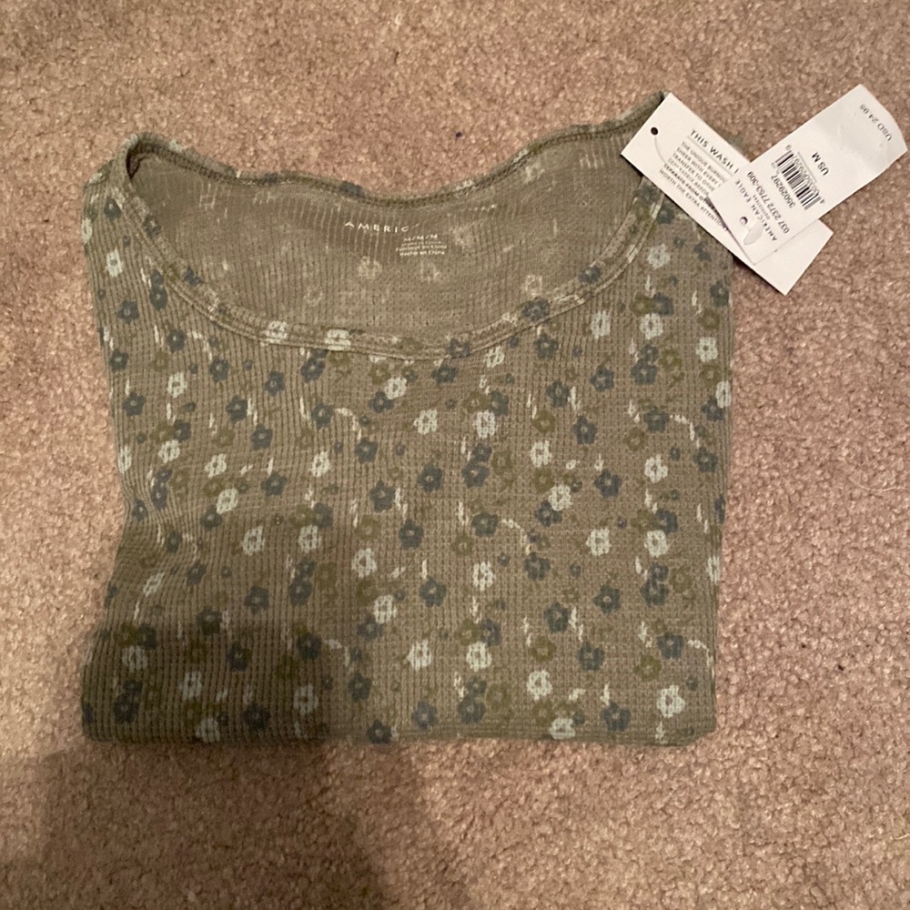 Short Sleeve American Eagle Top